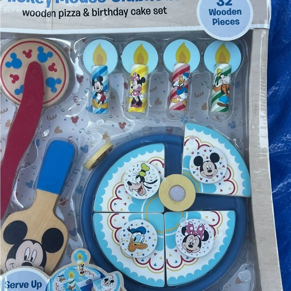 Melissa &Doug Disney Mickey Mouse Clubhouse Pizza & Cake Play Set